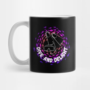 Dive & Delight | Scuba diving | Diving | Scuba | Ocean lover | Diver Mug